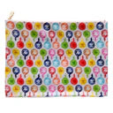 Pink Tootsie Pop Pattern PVC Project Bag by Penny Linn