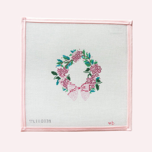 Pink Hydrangea Wreath by Withlovebybug