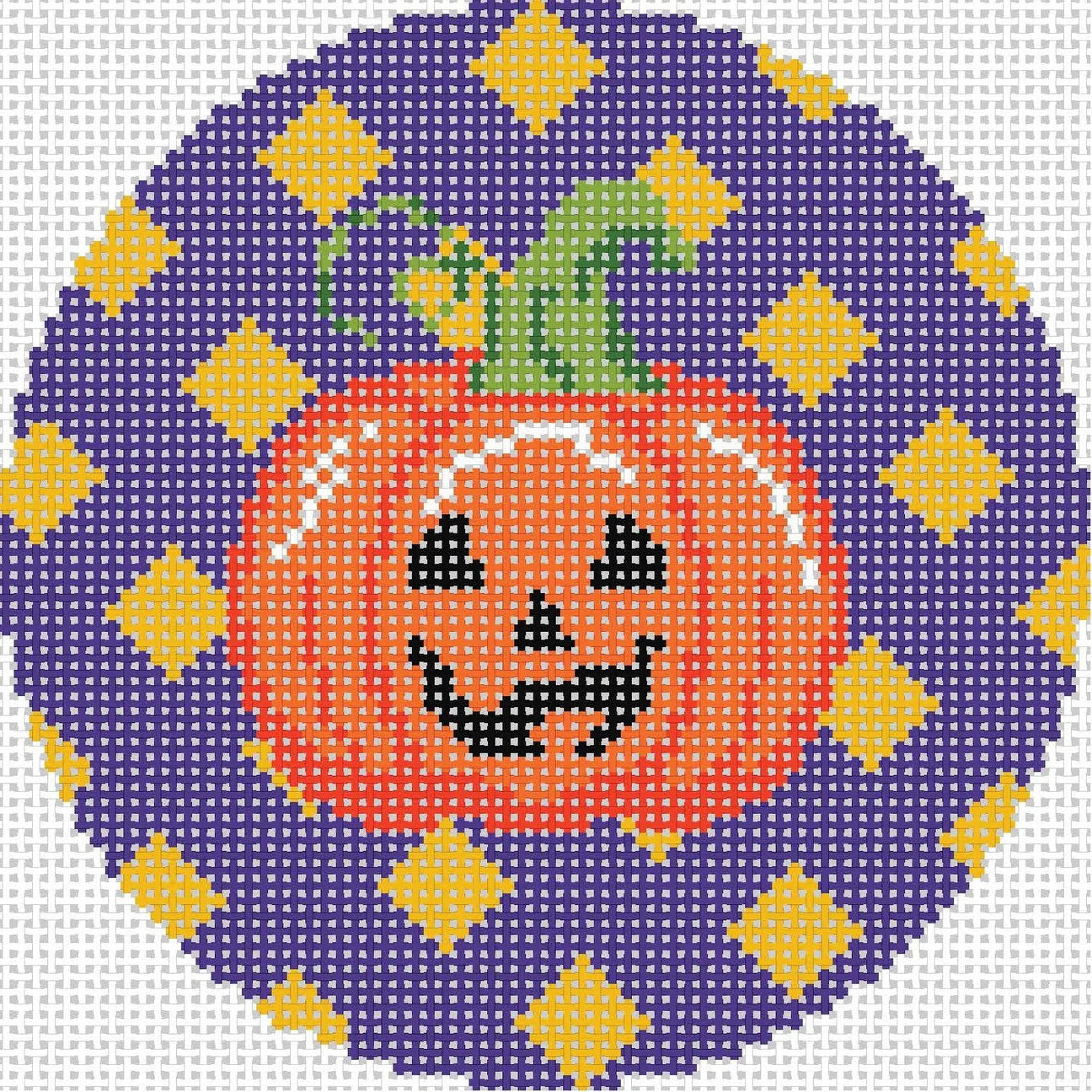 Pumpkin Halloween Round by The Collection Designs
