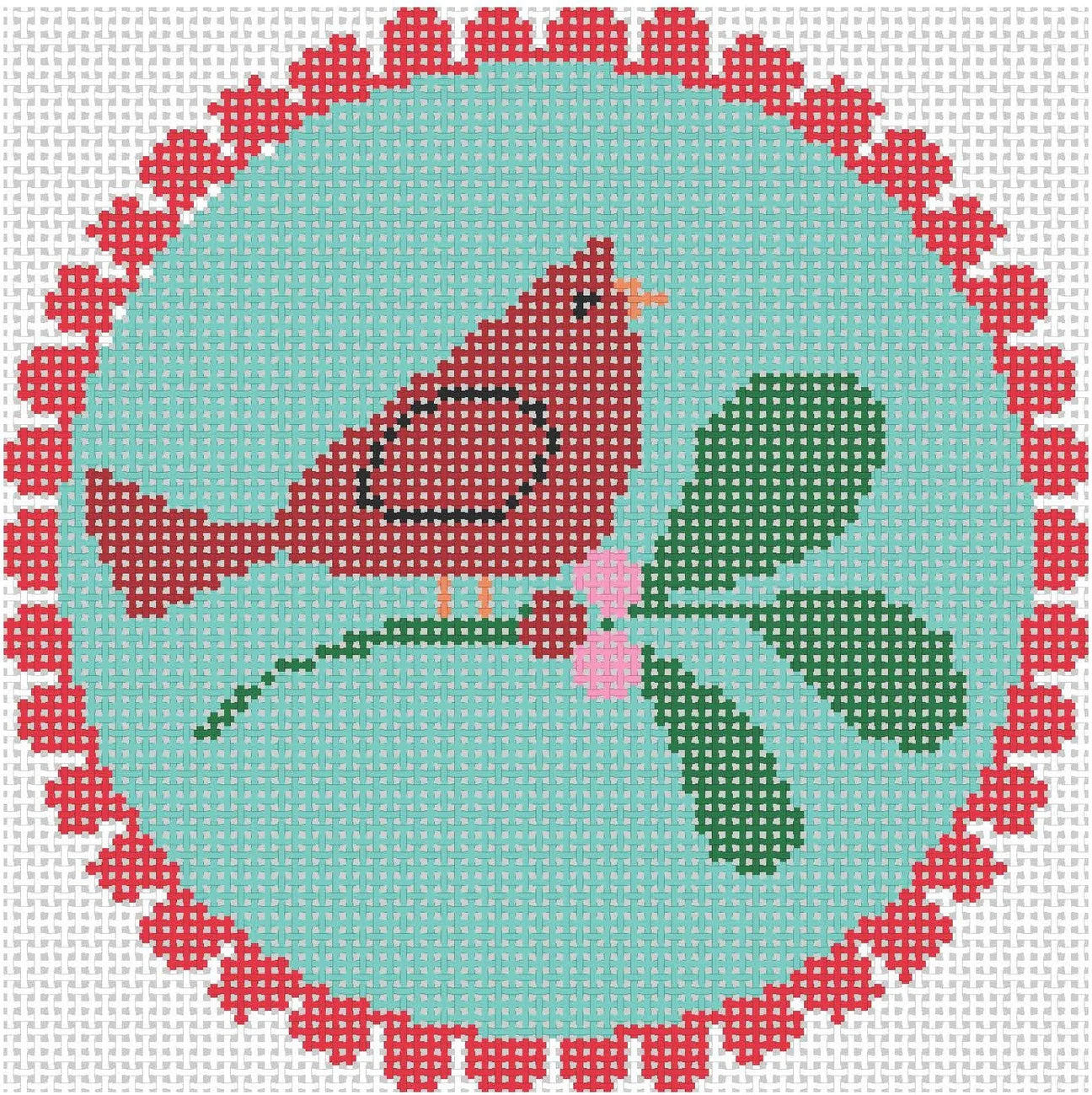Red Scallop Cardinal by The Collection Designs