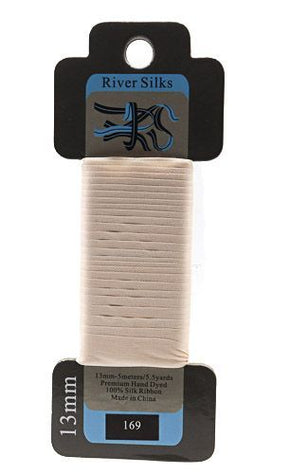 River Silks 4mm Cream - 169