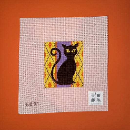 Black Cat by Patricia Sone with Stitch Guide