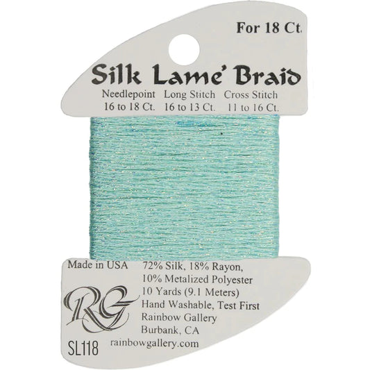 Silk Lame' Braid - Sea Spray SL118