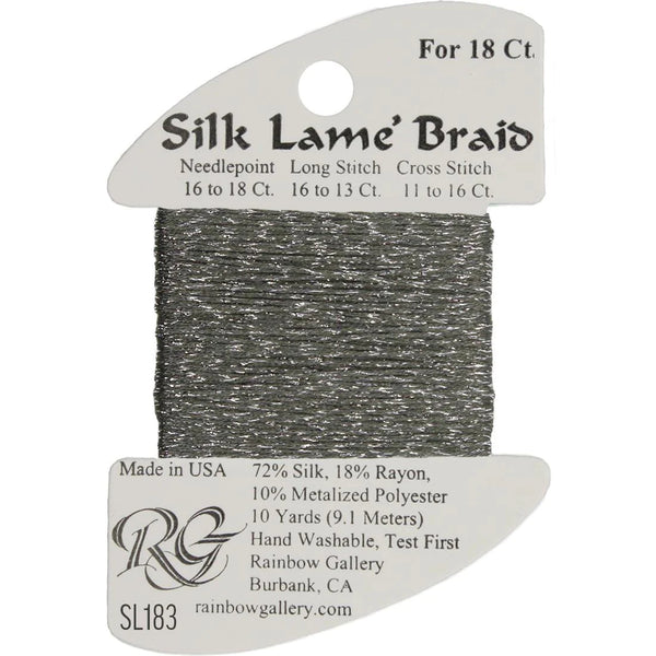 SL183 Greystone | Silk Lame' Braid – Su Casa