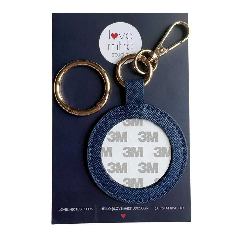 Self Finishing Leather Charm (Round)