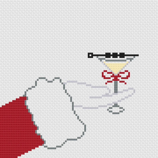 Santa's Sips - Martini with Olives - ND2534 -