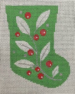 AL-087 - Leaves & Berries Mini Stocking