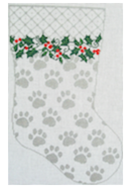 13 Count My Best Friends Stocking- Silver
