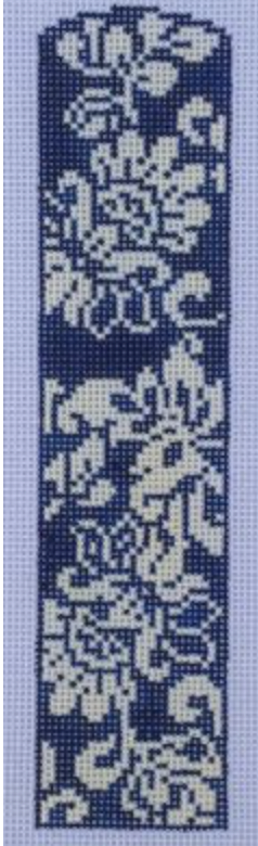 Blue Damask Bookmark