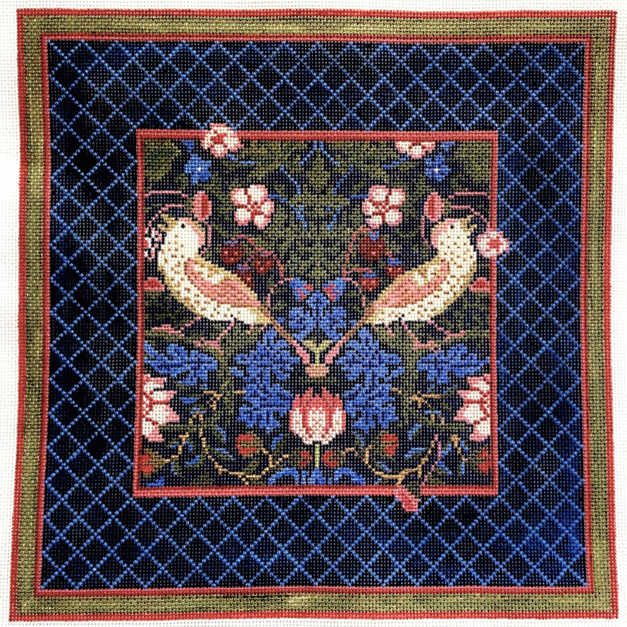 Strawberry Thief Version 1 Pillow