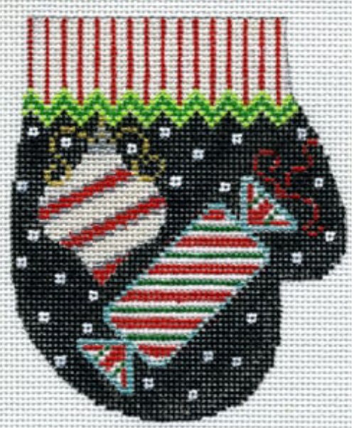 Peppermint Part Candy Mitten by The Meredith Collection