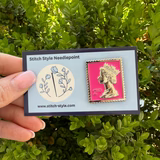 Stitch Style Pink Queen Stamp Magnetic Needle Minder