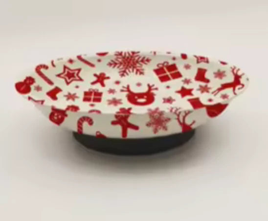 Mag Bowl Magnetic Metal - Candy Cane