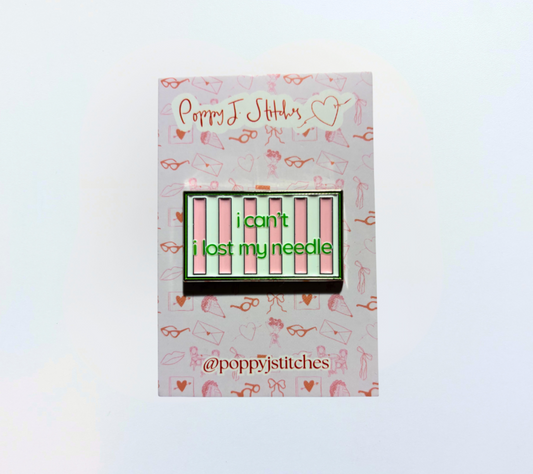 I can't I Lost My Needle Minder by Poppy J Stitches