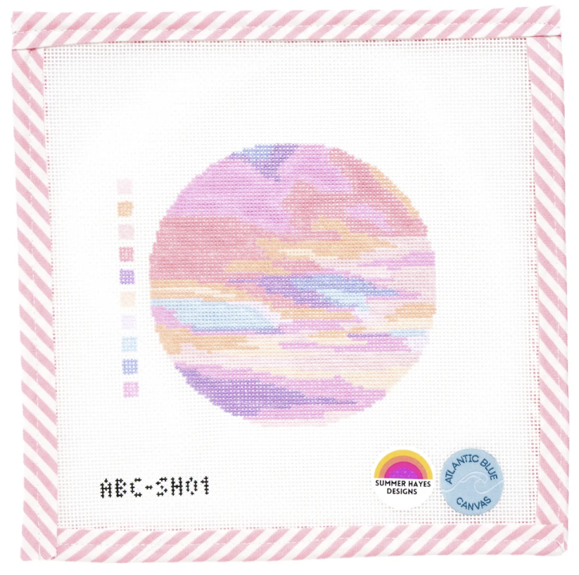 Carolina Cotton Candy Sky Round by Summer Hayes Designs