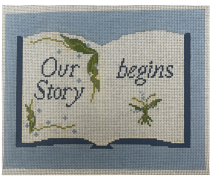 Our Story Begins Pillow by Maddie Sweet Designs