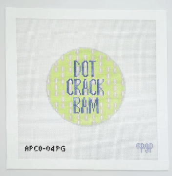 Dot Crak Bam Pink and Green by A Poore Girl Paints