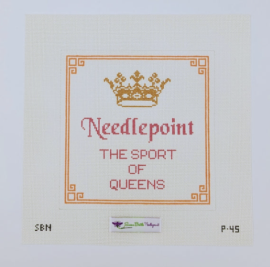 The Sport of Queens by Susan Battle Needlepoint