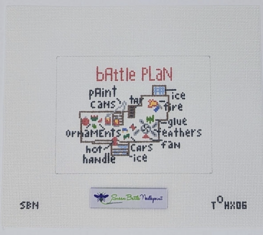 Battle Plan by Susan Battle Needlepoint