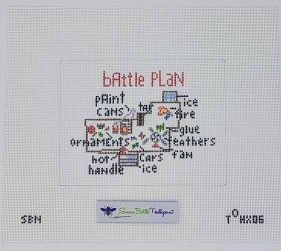 Battle Plan by Susan Battle Needlepoint