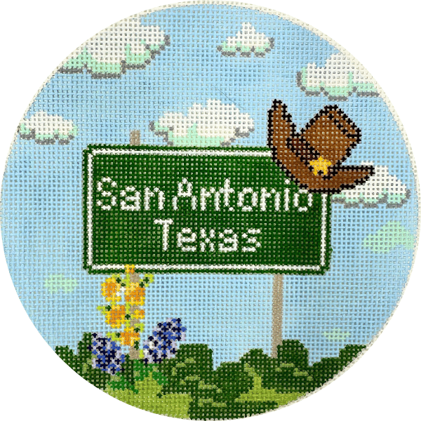 San Antonio Texas Highway Sign