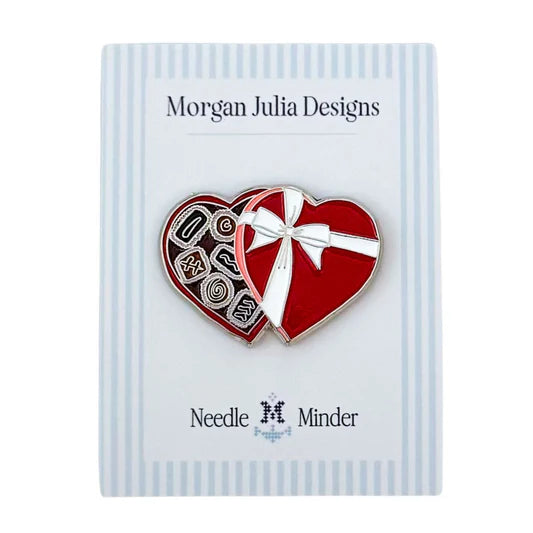 Box of Chocolate Needle Minder by Morgan Julia