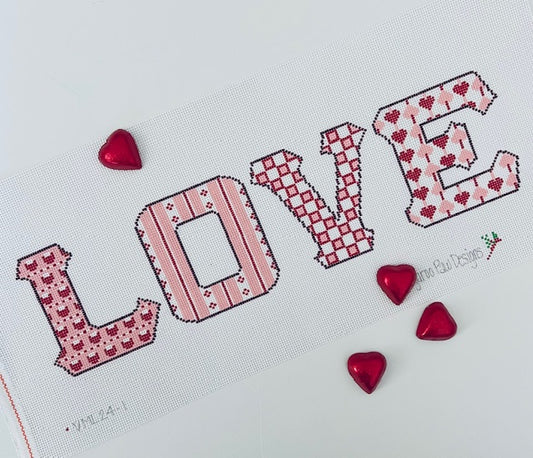 Love by Kangaroo Paws Needlepoint