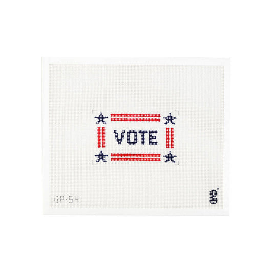 VOTE by Goodpoint Needlepoint