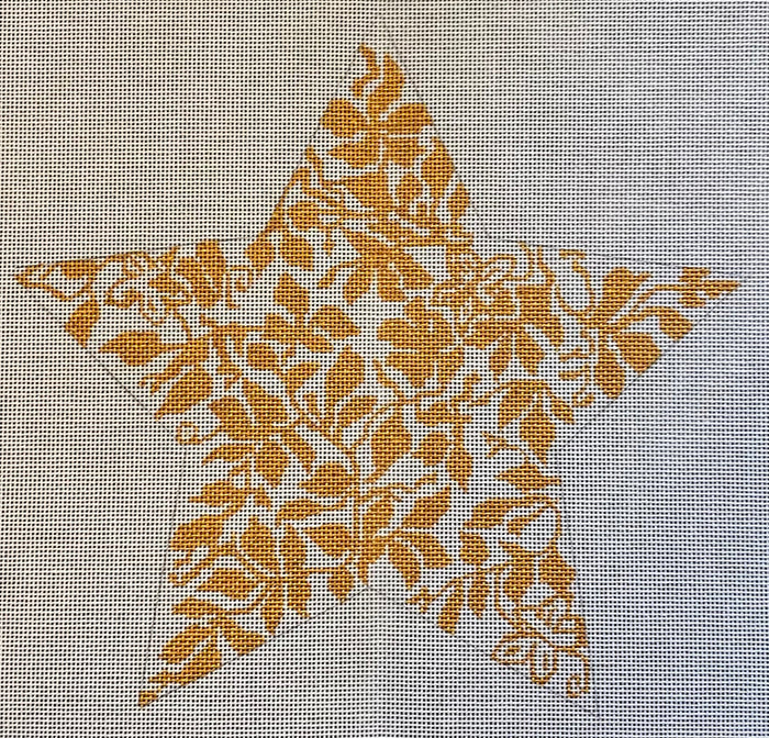 W- Teri's Star Tree Topper- Gold
