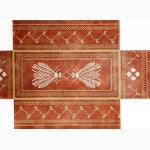 N's Bee Brick Cover- Terra Cotta & Wheat