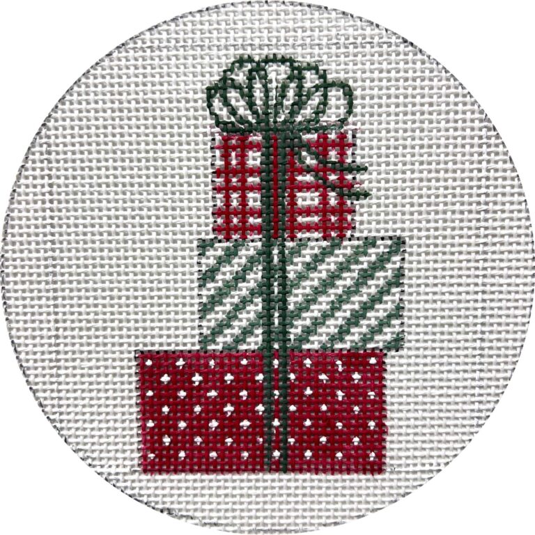 Red Stacked Gifts by Alice Peterson