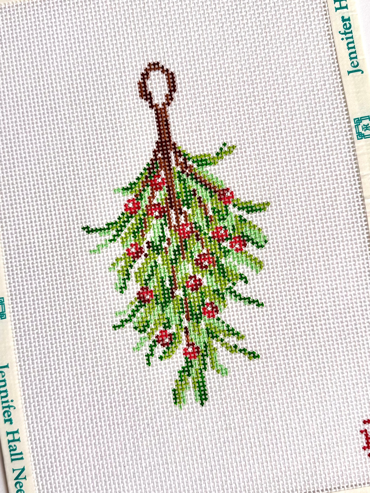 Mistletoe by Jennifer Hall Needlepoint