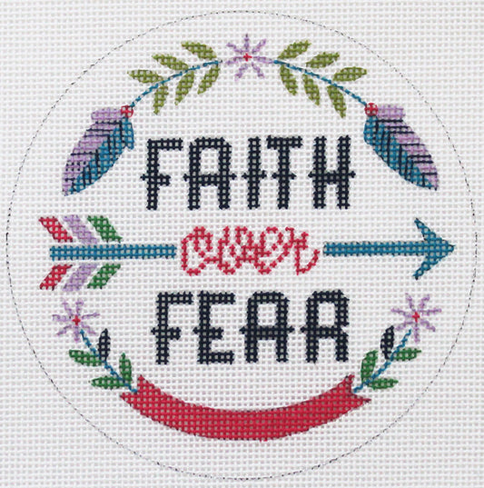 Faith over Fear Ornament by PLD Designs