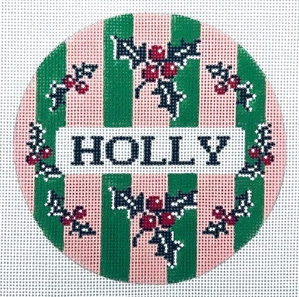 Holly Large Christmas Ornament by Kanagaroo Paws CRL-4