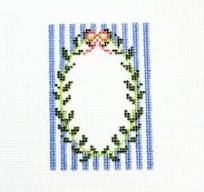 Striped Wreath by Rachel Barri