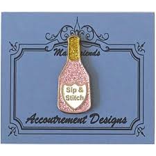 Accoutrement Designs Needle Minder Sip & Stitch Bottle