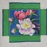 Purple Peonies Pillow