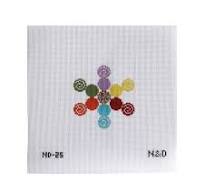 Candy Snowflake by Nash & Daughters Needlepoint