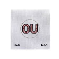 OU Checkerboard Letters by Nash & Daughters