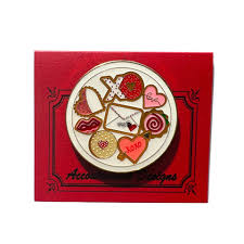 Accoutrement Designs Needle Minder XO Valentines Round