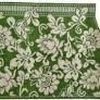 13 Count Karen's Damask Tote- Apple Green