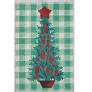 Green Gingham Christmas Tree