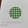 Plaid Round Ornament
