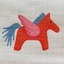 Kate Dickerson Mini/Bag Charm Hermes Pegasus Orange, Blue and Pink