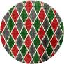 Red and Green Harlequin