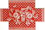W- Karen's Red Damask Brick