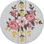 Pink Bouquet Ticking