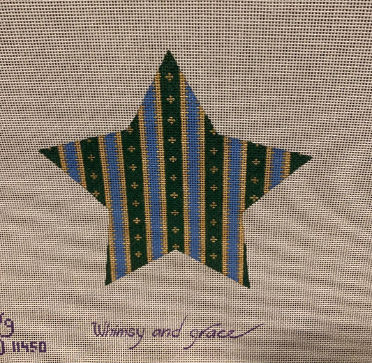 Christmas Stripes Star