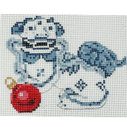 Foo Dog with Ornament by Kate Woodward