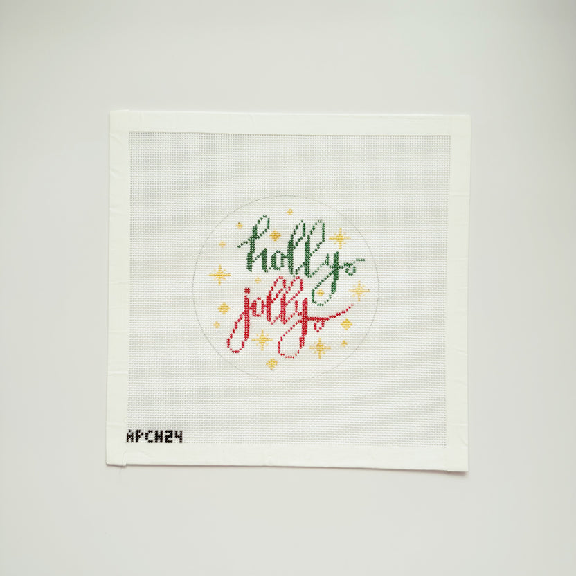 Holly Jolly Ornament by A Poore Girl Paints